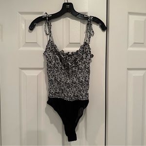Free people floral bodysuit